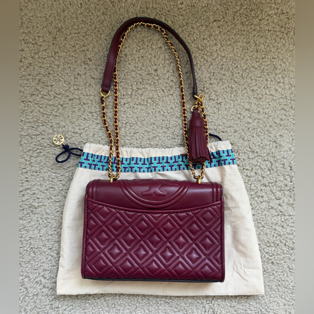 Tory Burch Small Fleming Shoulder Bag /Purse - Picture 4 of 13